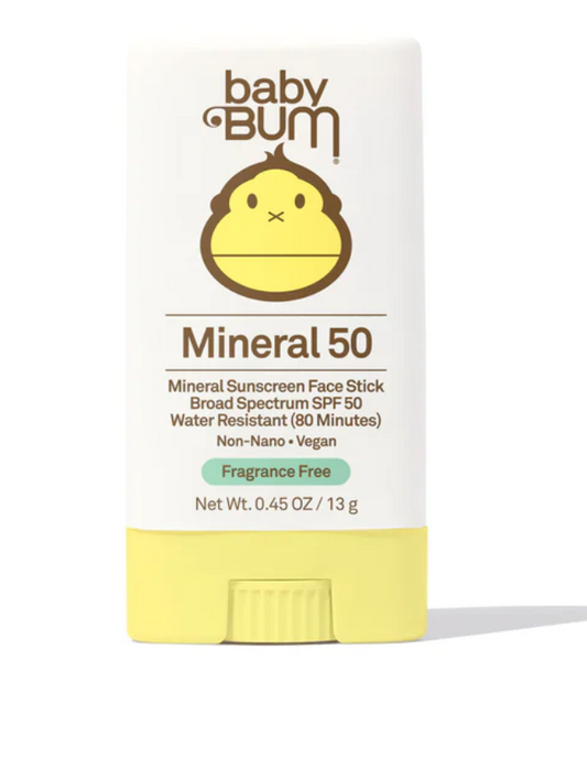 BABY BUM STICK VISAGE MINERAL 50SPF SANS ODEUR - SUNBUM