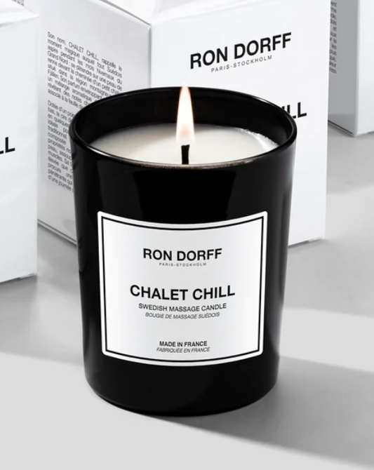 CHALET CHILL CANDLE / SWEDISH MASSAGE CANDLE - RON DORFF