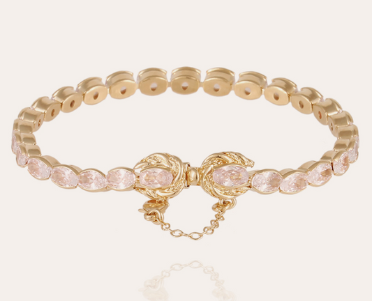 BRACELET RIVIERA FLEUR ZIRCON - GAS BIJOUX