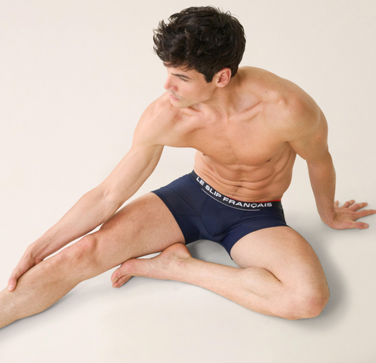 NAVY "AIRSLIP" SPORTS BOXERS - THE FRENCH BRIEFS 