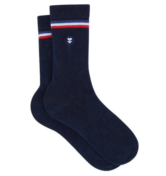 CHAUSSETTES LUCAS MARINE - LE SLIP FRANCAIS