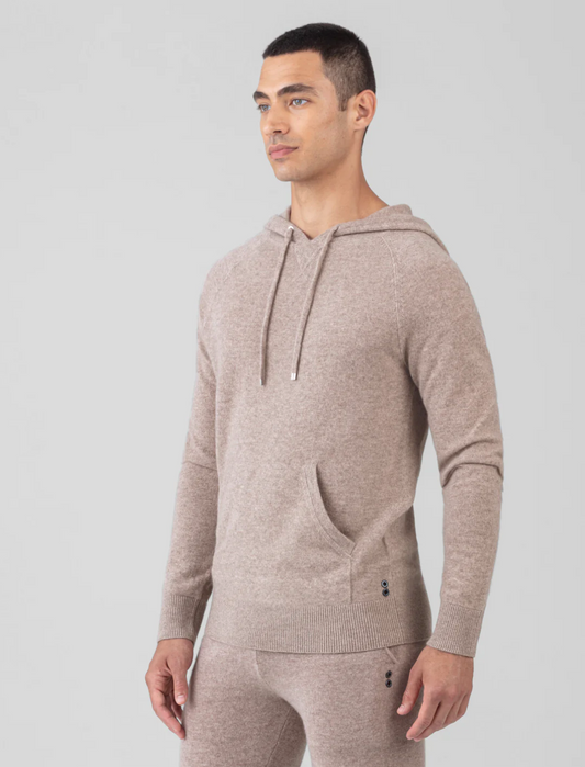 CASHMERE HOODY GRAY - RON DORFF