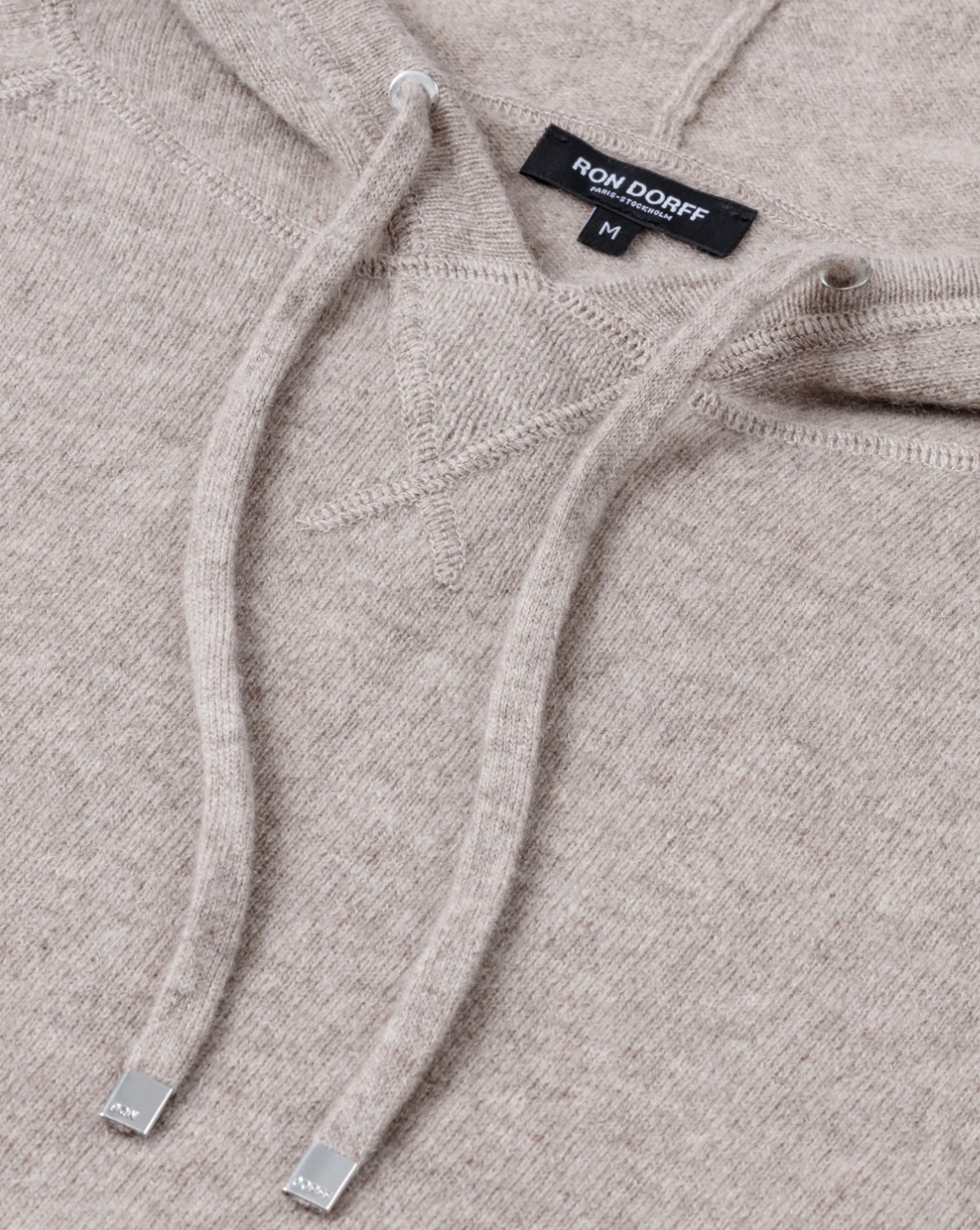 100% CASHMERE HOODY - RON DORFF