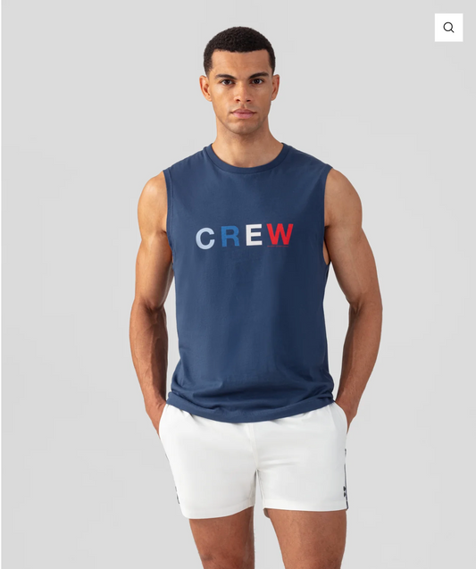 CAMISETA MUSCLE SIN MANGAS CREW - RON DORFF