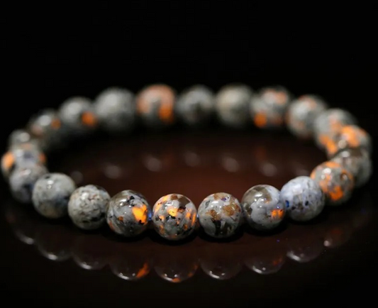 Boho bracelet with flame stones