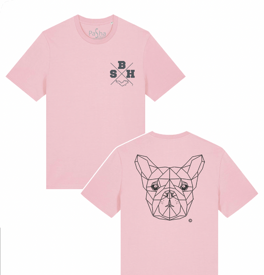 TEE SHIRT IGOR X SBH ®️ ROSE MC TS FRENCH BULLDOG - PASHA ST BARTH
