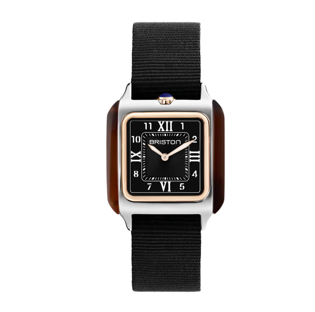 STREAMLINER KENNEDY 30X30 STEEL/PVD CASE WHITE OR BLACK DIAL - BRISTON 