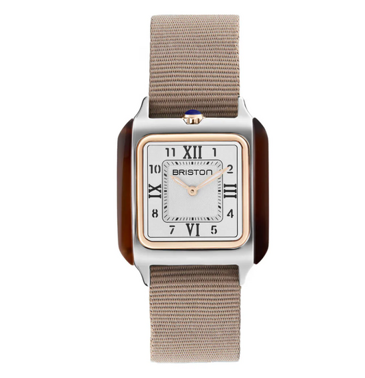 STREAMLINER KENNEDY 30X30 STEEL/PVD CASE WHITE OR BLACK DIAL - BRISTON 