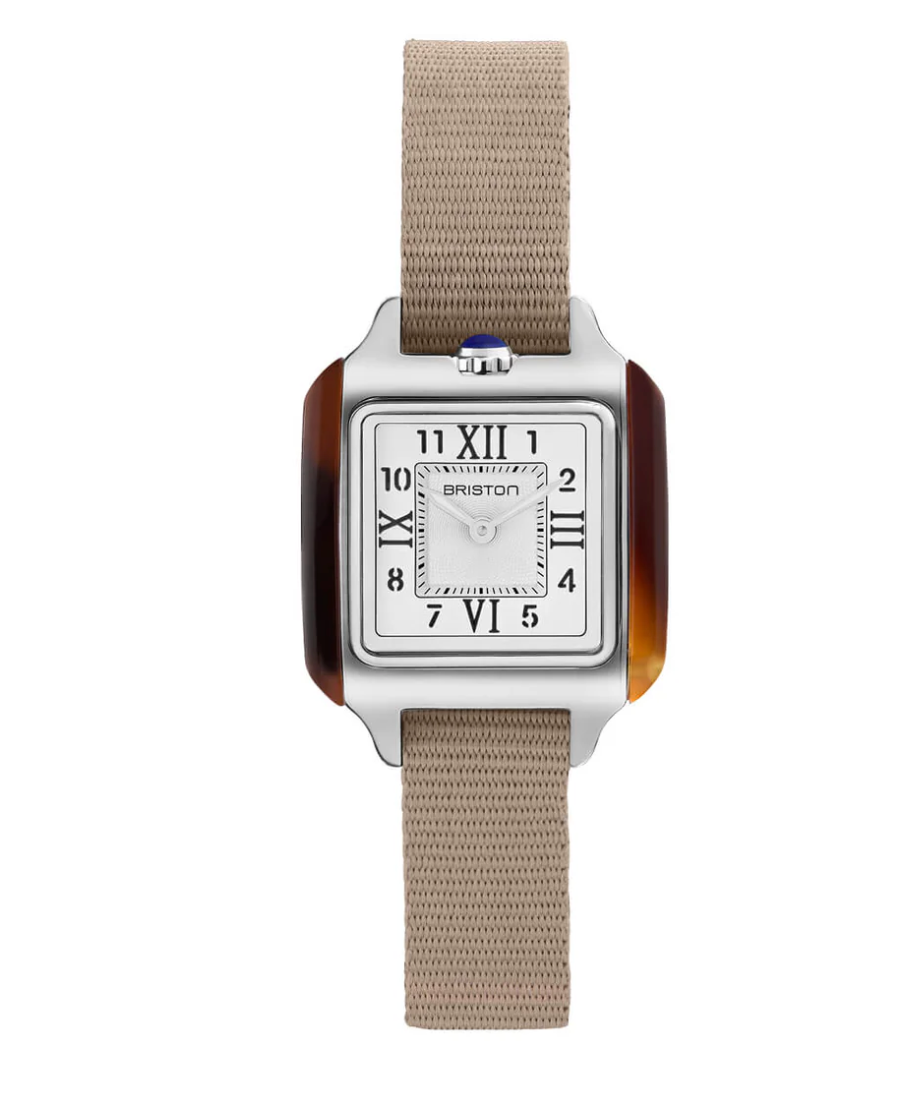 STREAMLINER KENNEDY 25X25 STEEL CASE WHITE OR BLACK DIAL - BRISTON 