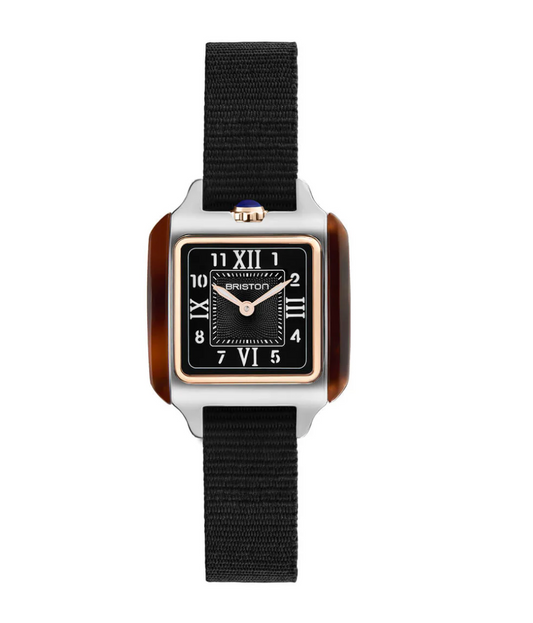 STREAMLINER KENNEDY 25X25 STEEL/PVD CASE WHITE OR BLACK DIAL - BRISTON 