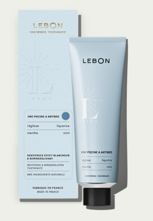 PASTA DE DIENTES A POOL EN ANTIBES 75ML - REGALIZ + MENTA - LEBON 