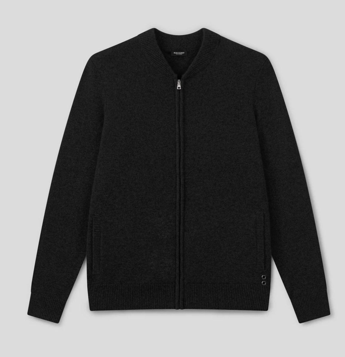 Veste de tennis en cachemire noire - RON DORFF