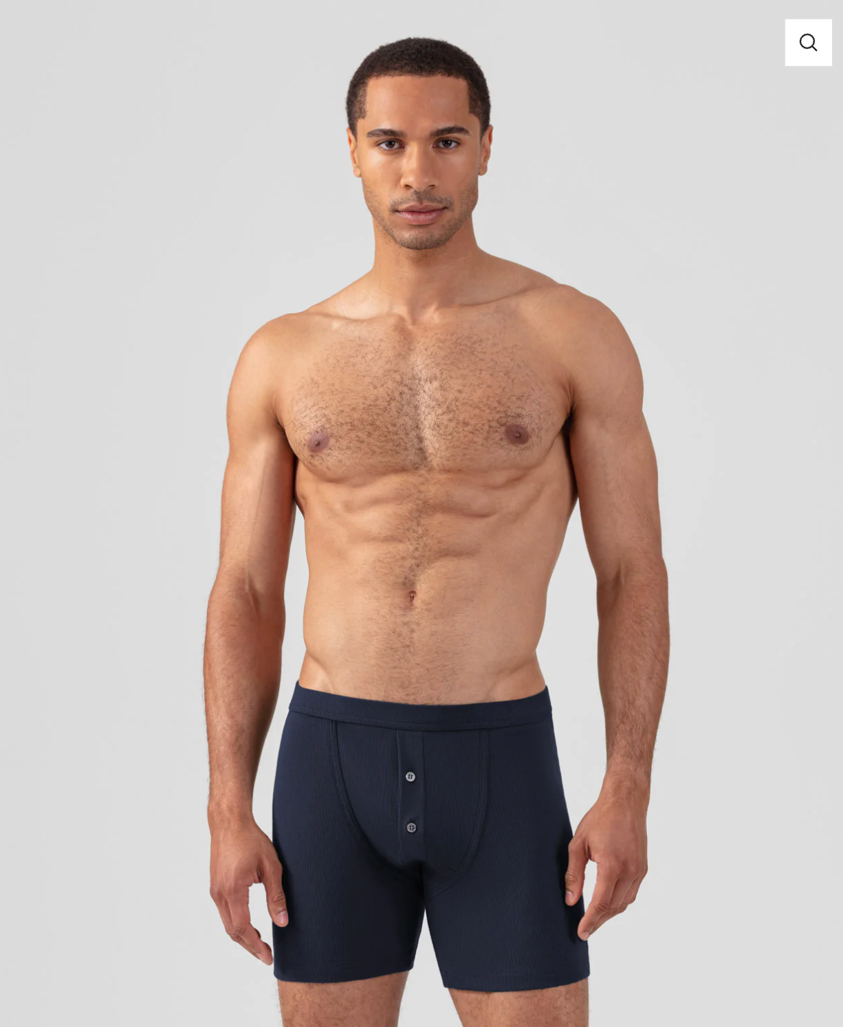 Calzoncillos bóxer de canalé estilo militar (azul marino o verde militar) - Ron Dorff