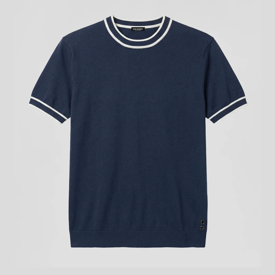 RON DORFF FINE KNIT T-SHIRT