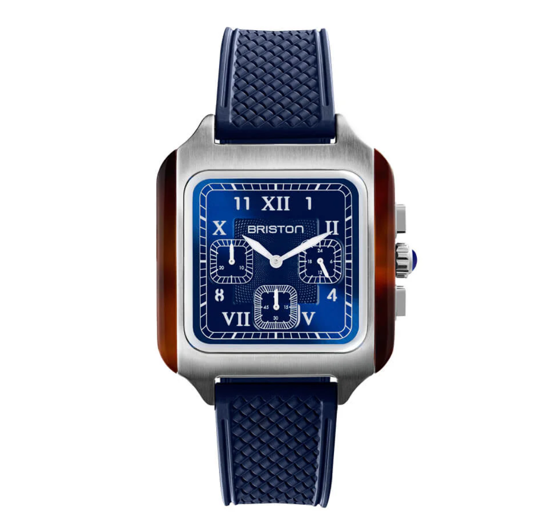 STREAMLINER KENNEDY 38,5 X 38,5 CADRAN BLANC, NOIR, VERT OU BLEU - BRISTON