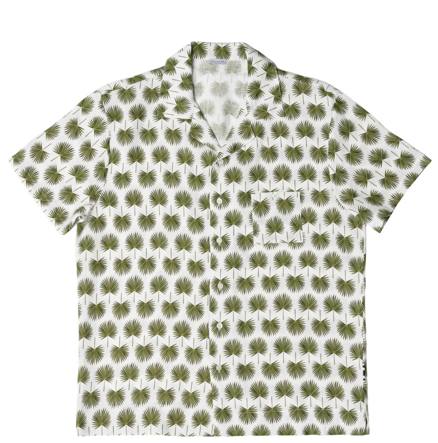 PRINTED MC OASIS LINEN SHIRT - DANWARD