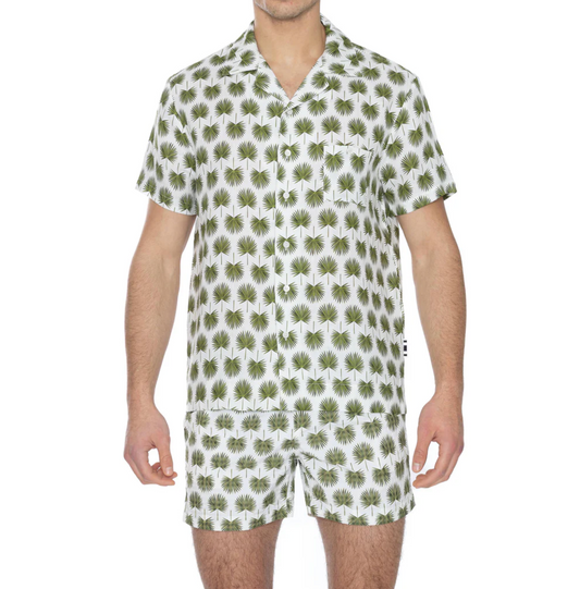 PRINTED MC OASIS LINEN SHIRT - DANWARD