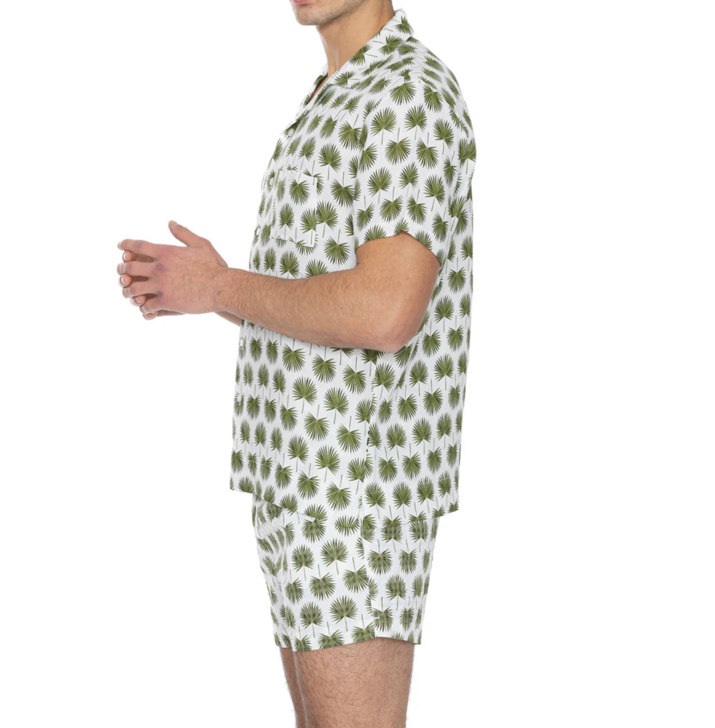 PRINTED MC OASIS LINEN SHIRT - DANWARD