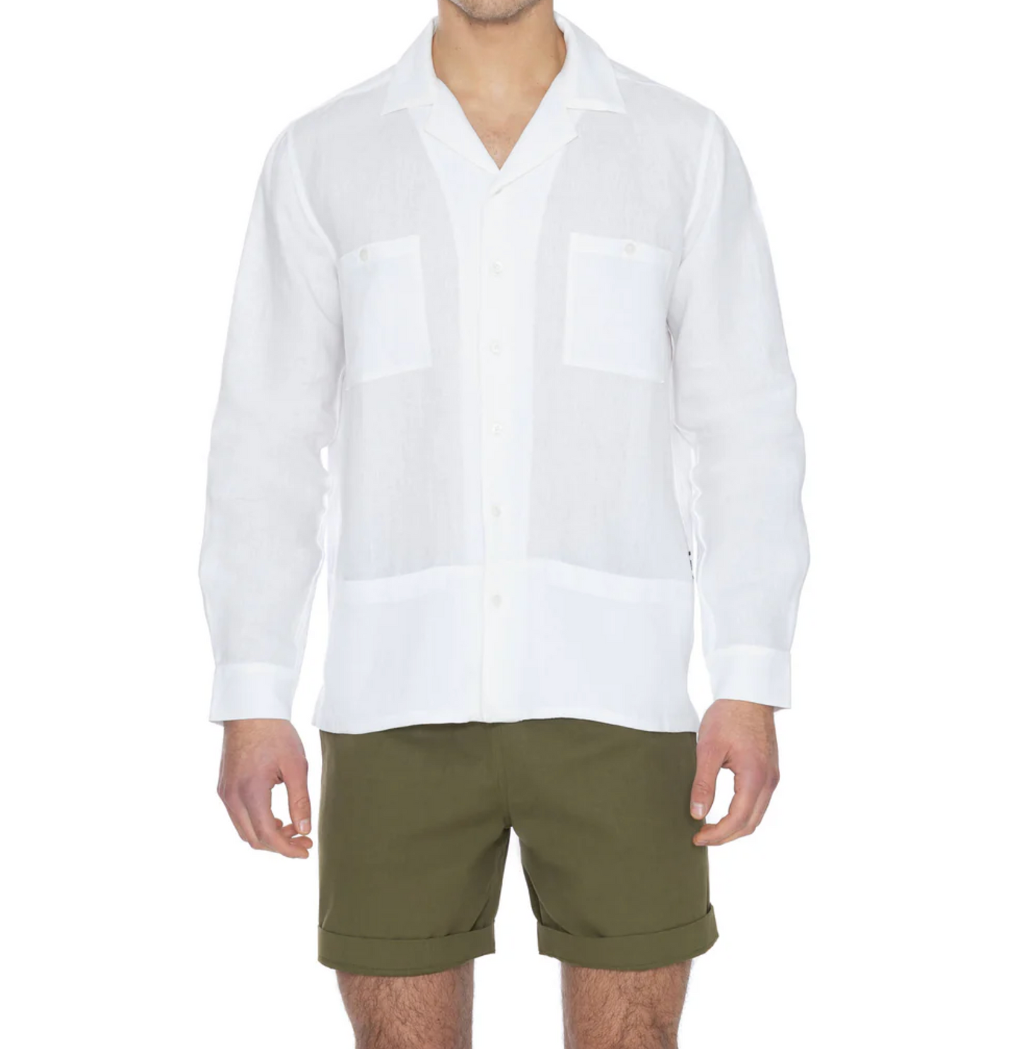 LINEN SHIRT JACKET - DANWARD