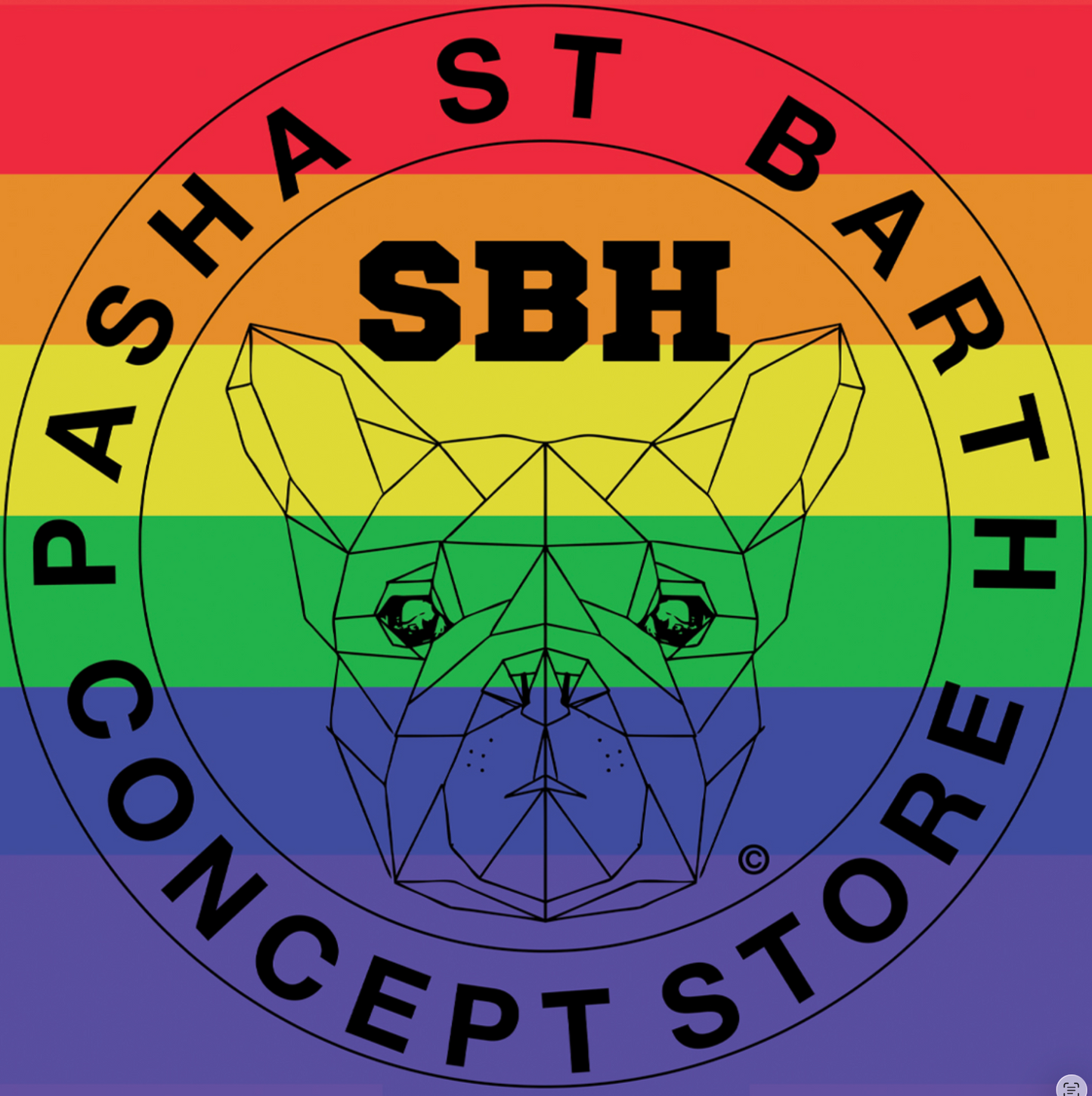 PEGATINA SBH X PASHA ST BARTH PEGATINA