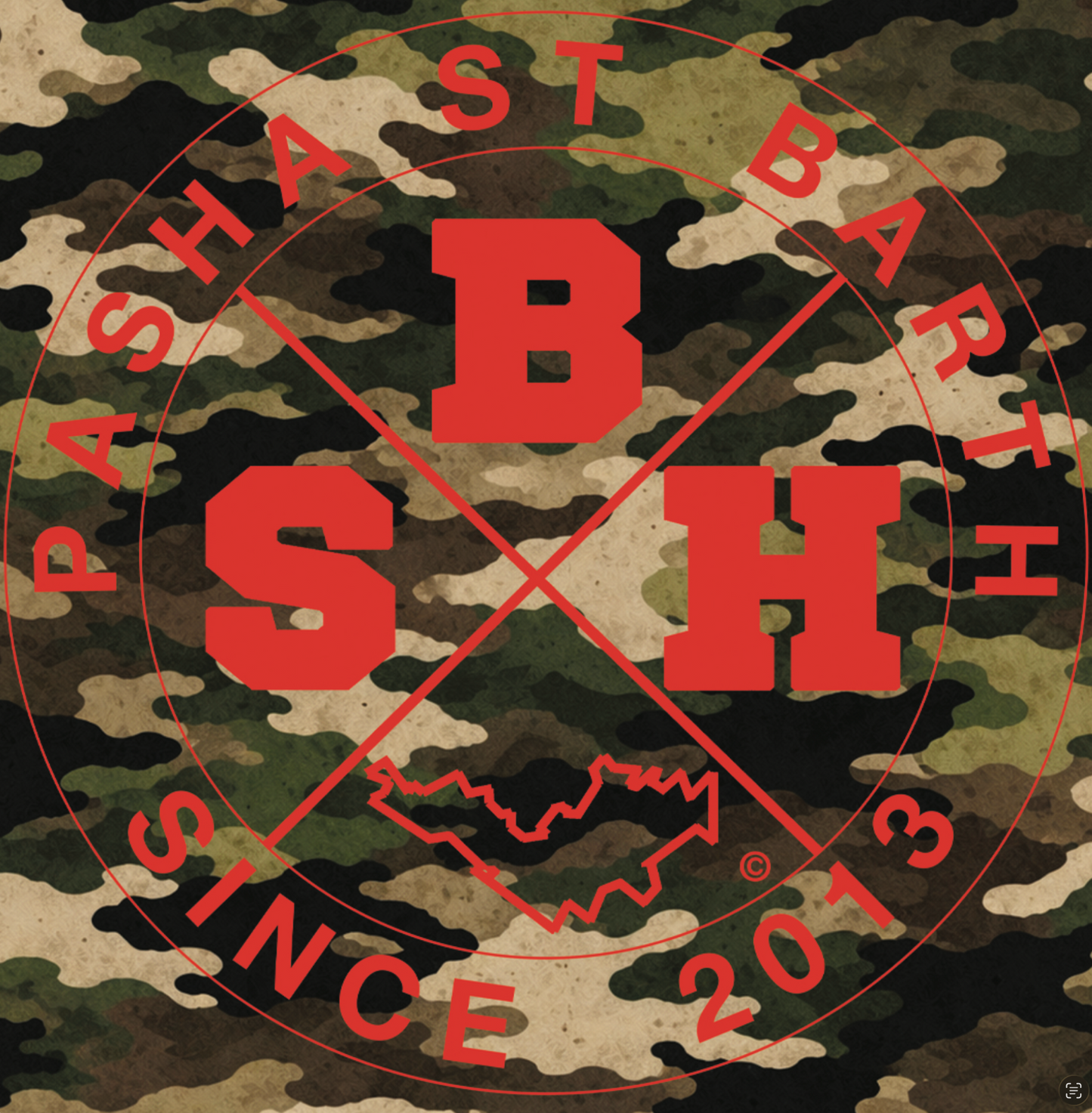 PEGATINA SBH X PASHA ST BARTH PEGATINA