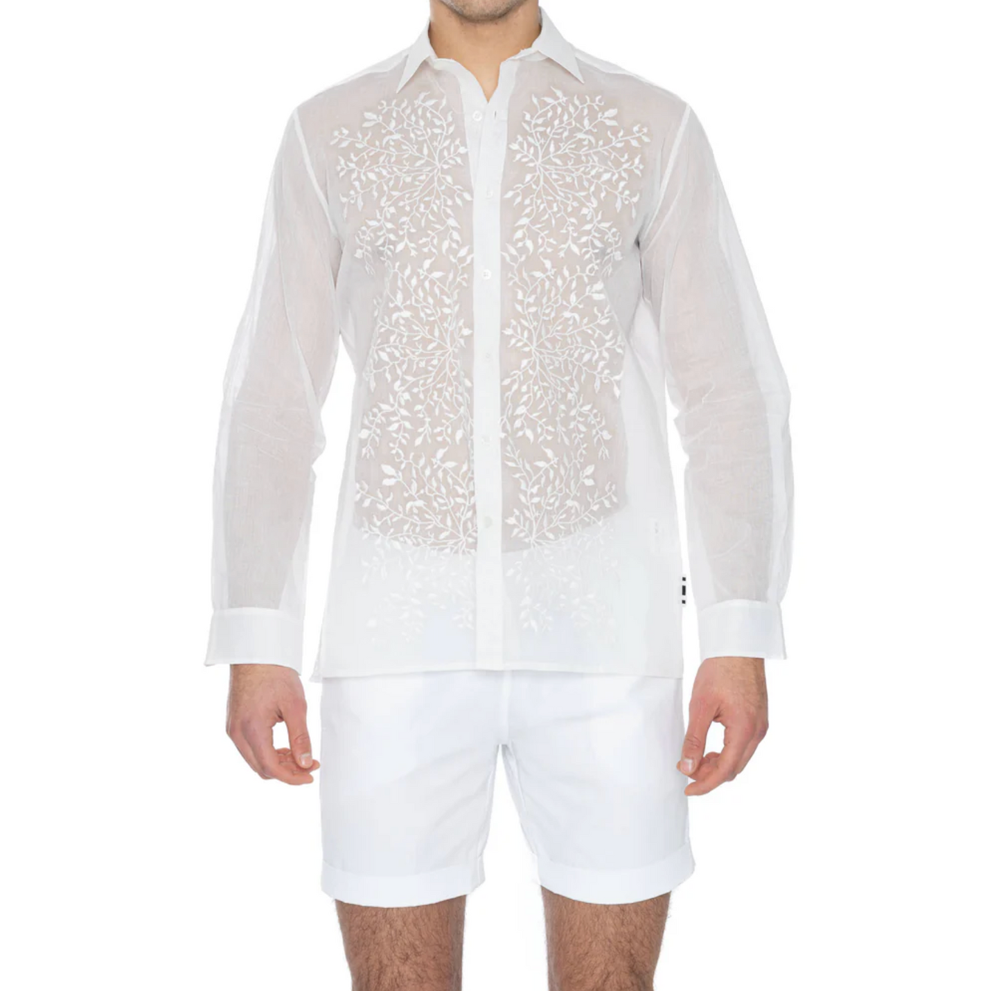 ORGANDI SHIRT (BLACK OR WHITE) - DANWARD