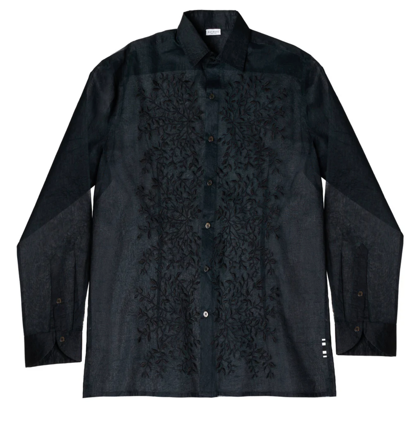 ORGANDI SHIRT (BLACK OR WHITE) - DANWARD