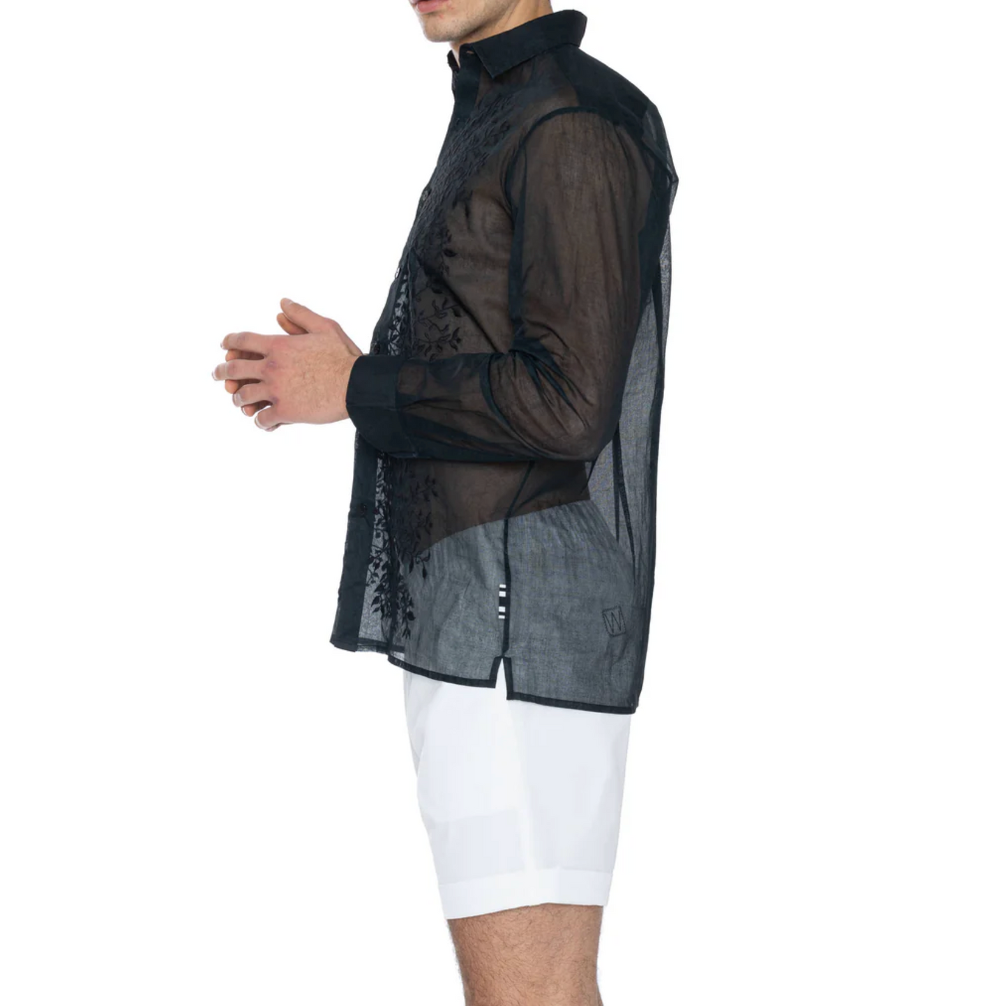 ORGANDI SHIRT (BLACK OR WHITE) - DANWARD