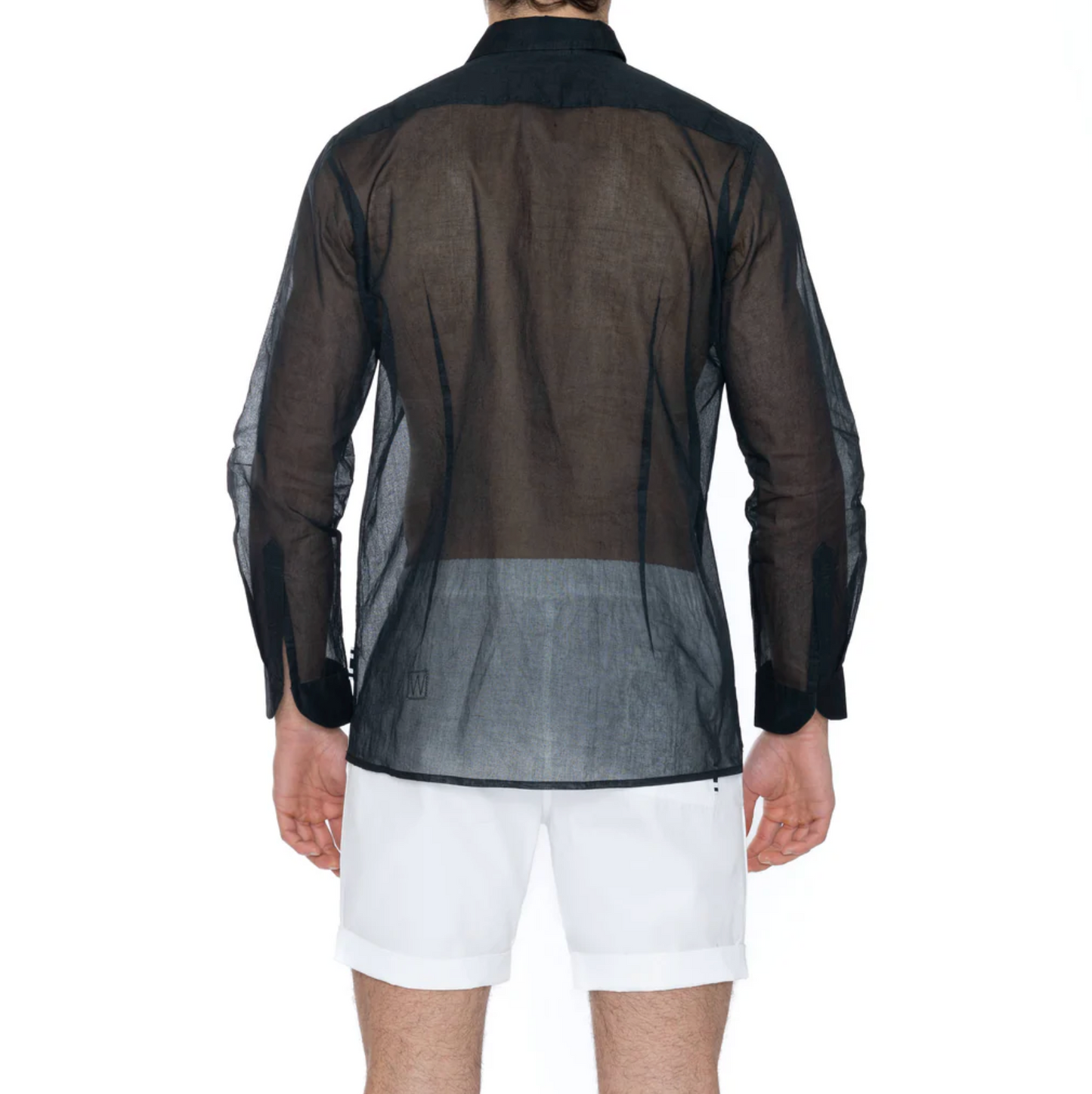 ORGANDI SHIRT (BLACK OR WHITE) - DANWARD