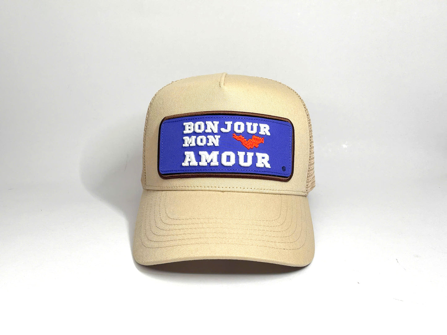 CAP TRUCKER SAND + 1 PATCH X PASHA ST BARTH