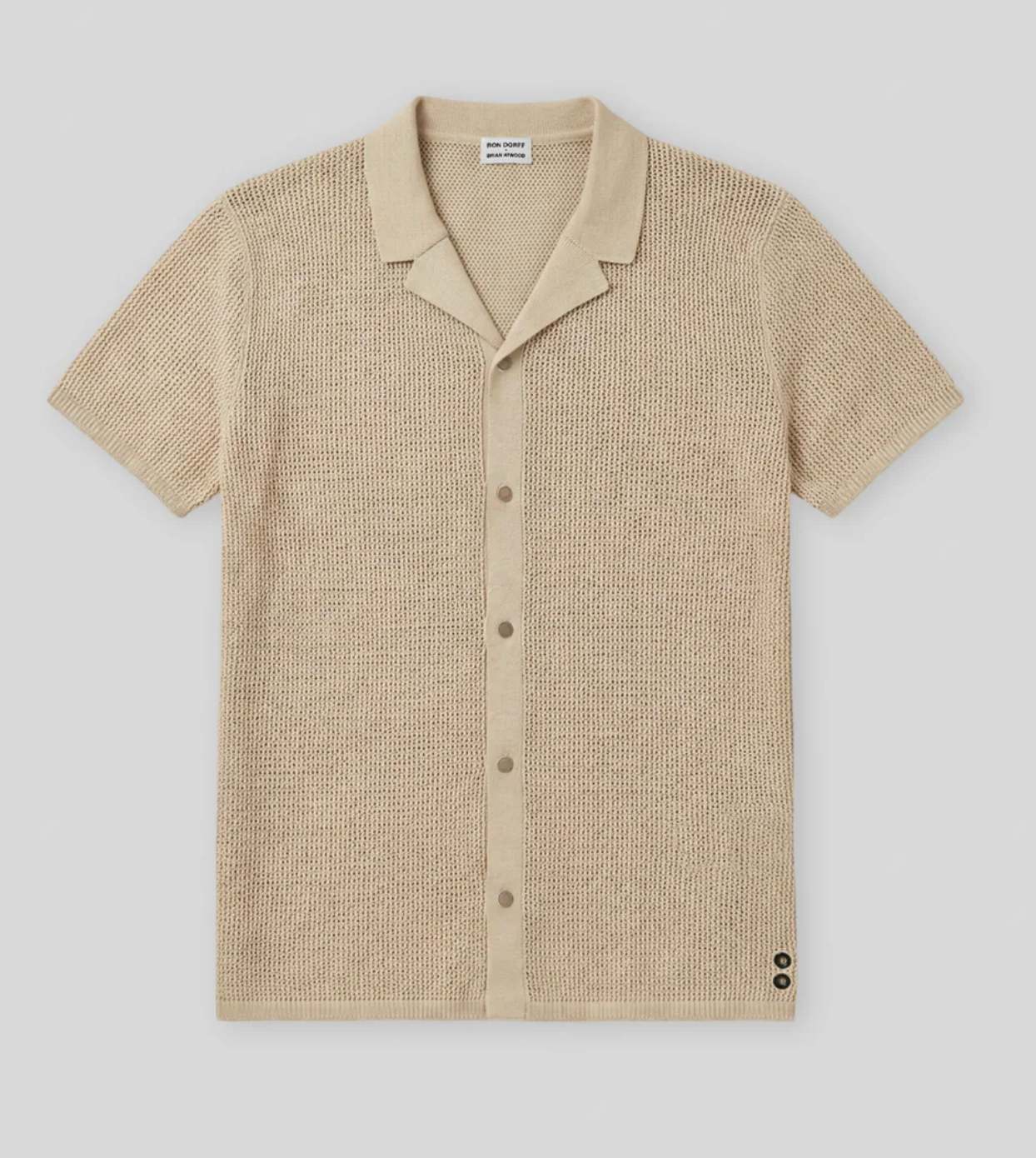 CHEMISE EN CROCHET DE COTON BIO - RON DORFF X BRIAN ATWOOD