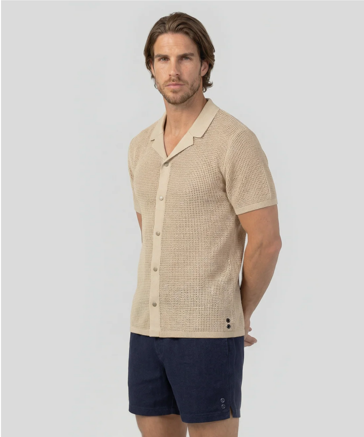 CHEMISE EN CROCHET DE COTON BIO - RON DORFF X BRIAN ATWOOD