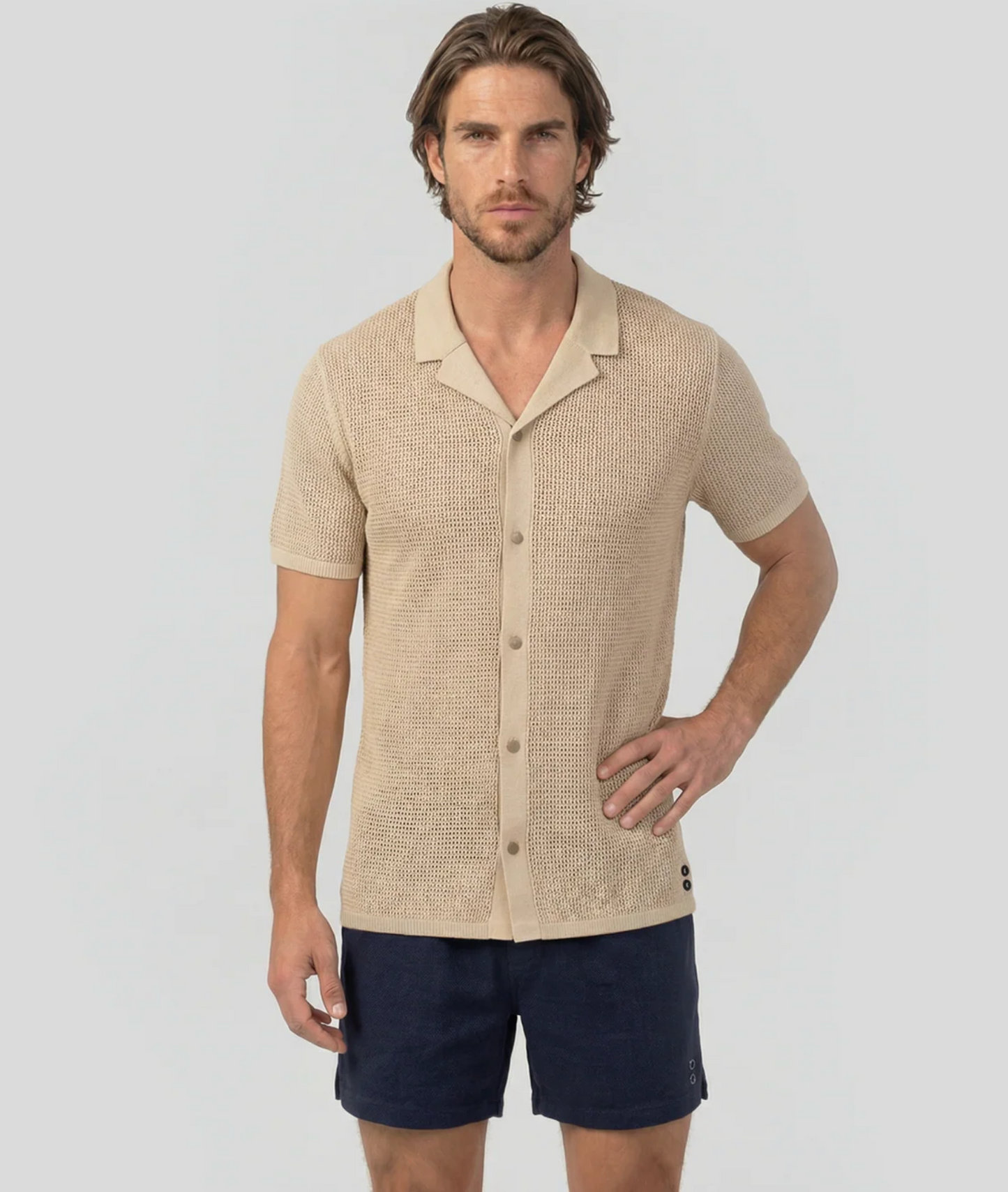 CHEMISE EN CROCHET DE COTON BIO - RON DORFF X BRIAN ATWOOD