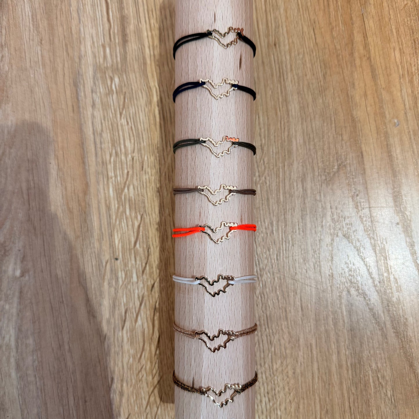 PULSERA ST. BARTH BAÑADA EN ORO - AL ESTILO FRANCÉS