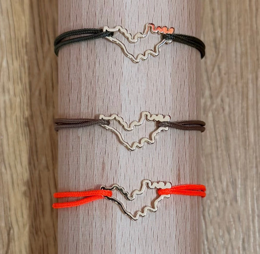 PULSERA ST. BARTH BAÑADA EN ORO - AL ESTILO FRANCÉS