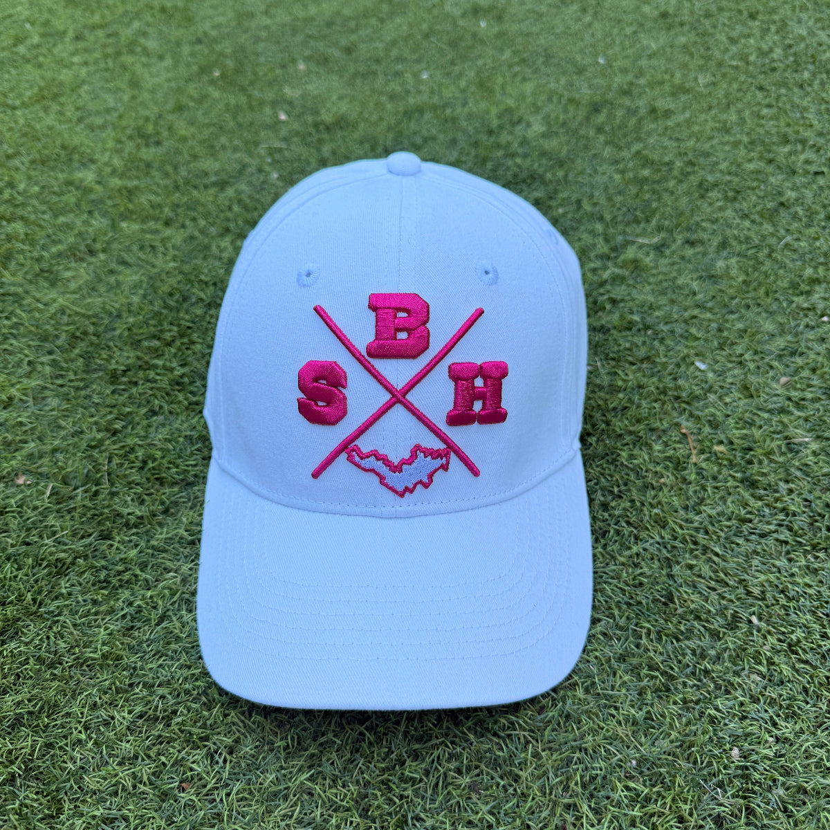 CAP X SBH 3D - WHITE / FUCHSIA - PASHA ST BARTH