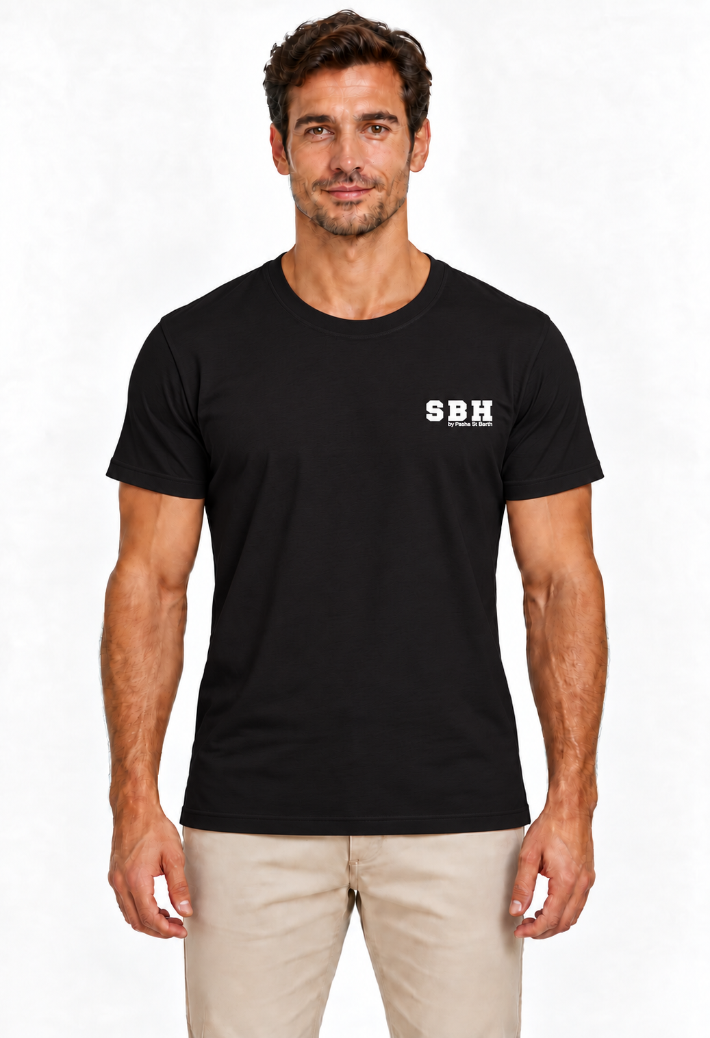 SBH X ®️ MC TS TEE SHIRT WHITE, BLACK OR NAVY - PASHA ST BARTH
