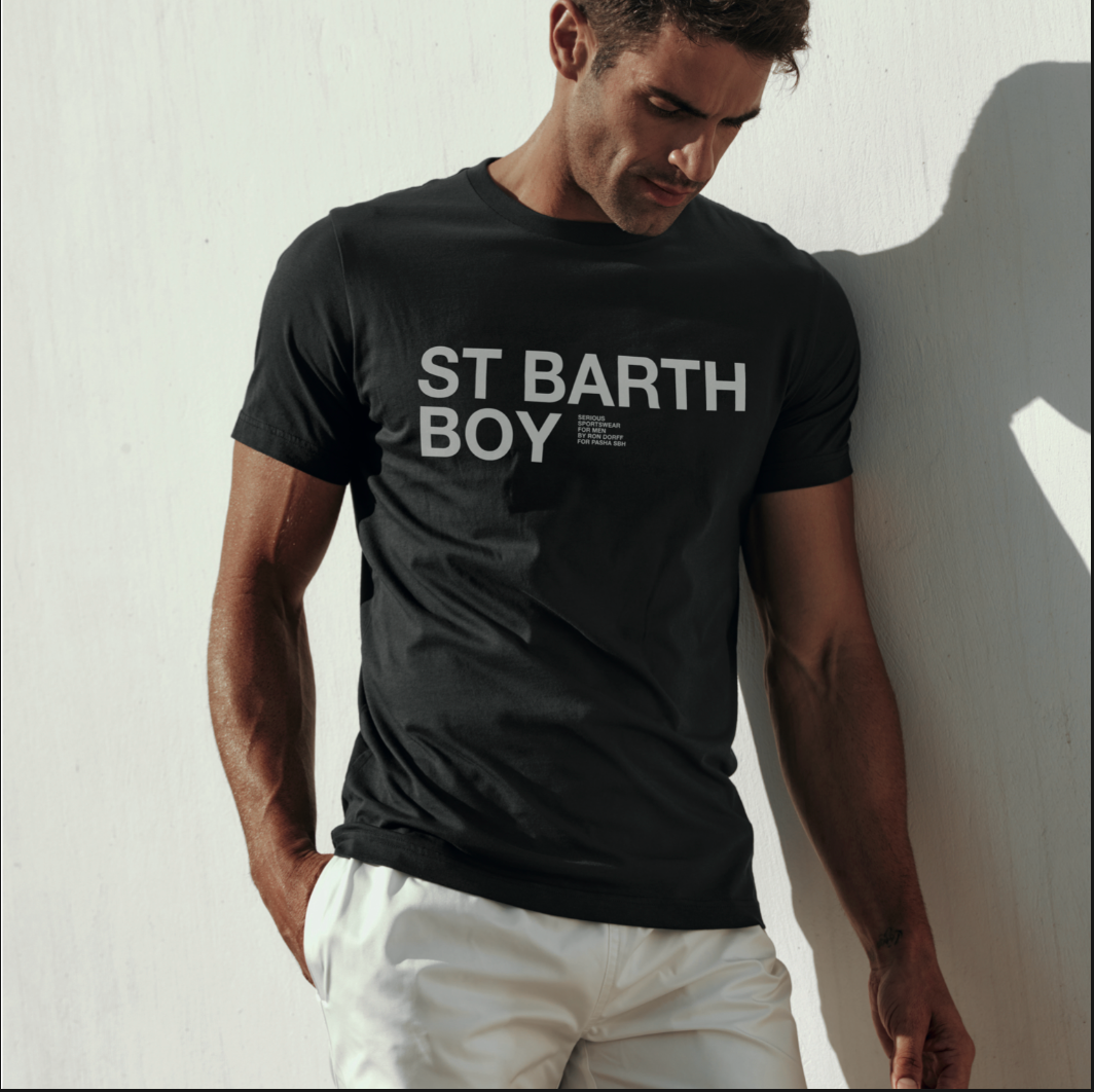 ST BARTH BOY T-SHIRT - RON DORFF x PASHA SBH - SAINT BARTH TS – PASHA ST  BARTH