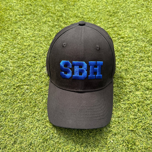 CAP SBH NOIR / BLEU REGLABLE X PASHA ST BARTH