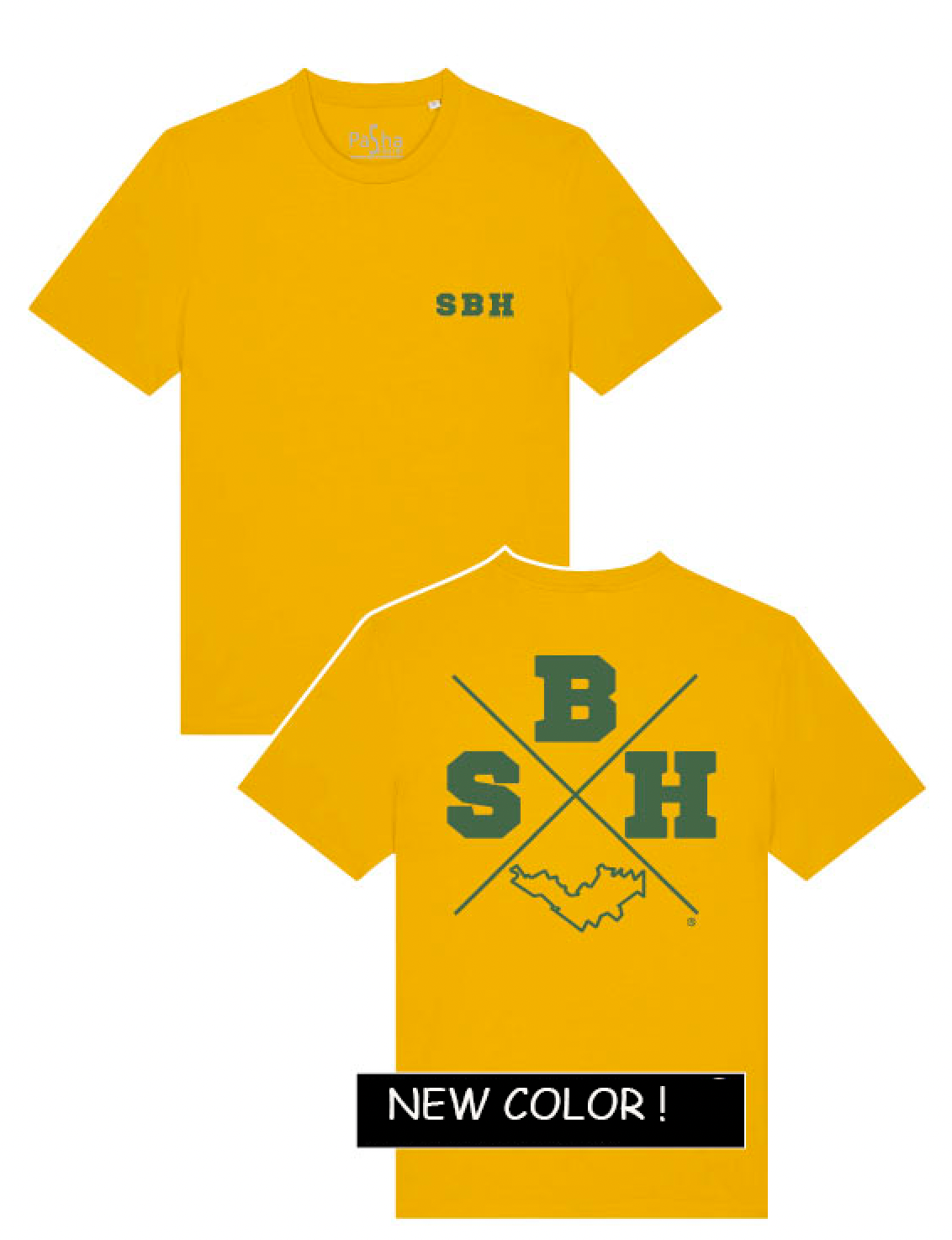 TEE SHIRT SBH X ®️ MC TS SAFRAN - PASHA ST BARTH